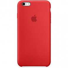 Чехол Apple iPhone 6 Plus / 6S Plus Silicone Case (красно-розовый)