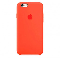 Чехол Apple iPhone 6 / 6S Silicone Case №13 (Морковный)