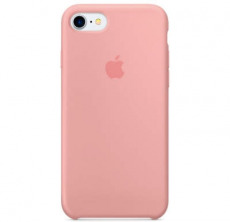 Чехол Apple iPhone 7 / 8 / SE (2020)  Leather Case (нежно-розовый)