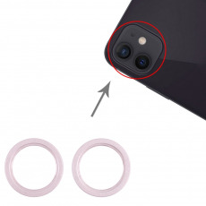 Ободок под камеру для iPhone 13, 13 mini 2 шт розовый OEM