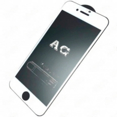 Защитное стекло для iPhone 7 и 8 Plus FULL белый матовое