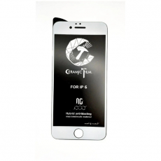 Защитное стекло для iPhone 7 и 8 FULL белый матовое