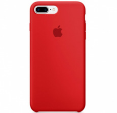 Чехол Apple iPhone 7 Plus / 8 Plus Silicone Case №35 (Красная Фуксия)