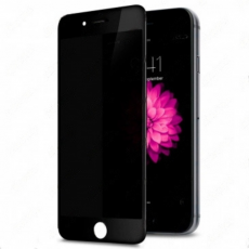 Защитное стекло для iPhone 7 Plus и 8 Plus FULL черный Антишпион