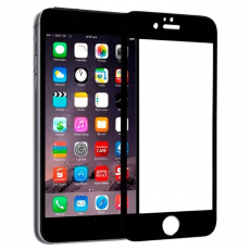 Защитное стекло для iPhone 6 Plus и 6s Plus FULL черный Антишпион