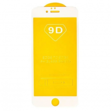 Защитное стекло 9D для iPhone 6 Plus и 6s Plus FULL белый