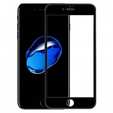 Защитное стекло для iPhone 7 Plus и 8 Plus FULL черный 20D с сеткой для динамика