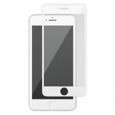 Защитное стекло для iPhone 7 Plus и 8 Plus FULL белый 20D с сеткой для динамика