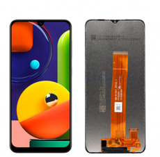 Дисплей для Samsung SM-M127F Galaxy M12 и SM-A022F Galaxy A02 тачскрин черный OEM LCD