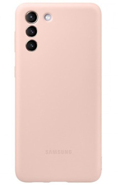 Чехол Samsung Silicone Cover для Galaxy S21 Plus (G996) (розовый)