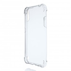 Чехол Samsung A015 Galaxy A01 (прозрачный) силиконовый с усиленными углами