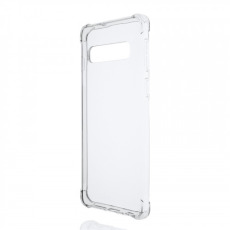 Чехол Samsung G973 Galaxy S10 (прозрачный) силиконовый с усиленными углами