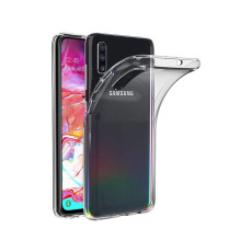 Чехол Samsung A705F Galaxy A70 (прозрачный) силиконовый с усиленными углами