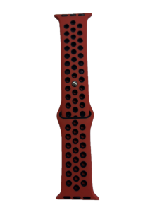 Ремешок силиконовый спорт для  Apple Watch Series 38mm/40mm/41mm красный N11