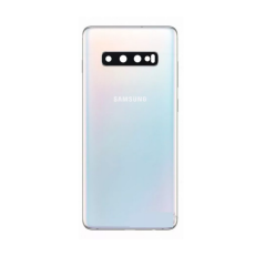 Задняя крышка для Samsung SM-G973F Galaxy S10, стекло камеры (перламутровый)