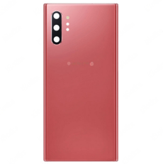 Задняя крышка для Samsung SM-N975F Galaxy Note 10 Plus, стекло камеры, (розовый)