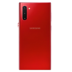 Задняя крышка для Samsung SM-N975F Galaxy Note 10 Plus, стекло камеры, (красный)