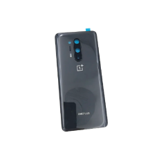 Задняя крышка + стекло камеры для OnePlus 8 Pro (черный)