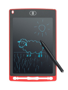 Электронный графический LCD планшет для рисования со стилусом 8.5 красный