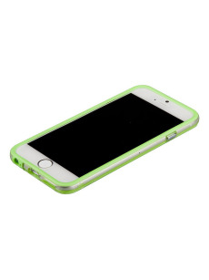 Чехол Apple iPhone 6s силикон с цветным краем (зеленый)