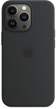 Чехол Apple iPhone 13 Pro MagSafe Silicone Case (закрытый низ) (полночь)