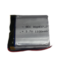 Универсальный аккумулятор 3.7 В, 1100 mAh, 2pin, 8.0x34x37 мм (с ic защитой)