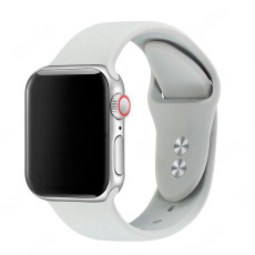 Ремешок монобраслет для Apple Watch Series "S" 42mm/44mm/45mm/49mm серый