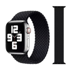 Плетёный монобраслет для Apple Watch Series S 38mm/40mm черный