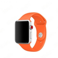 Ремешок монобраслет для Apple Watch Series L 38mm/40mm/41mm оранжевый