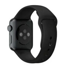 Ремешок монобраслет для Apple Watch Series S 42mm/44mm/45mm/49mm черный