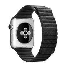 Ремешок для Apple Watch Series Woven Leather 38mm/40mm/41mm черный