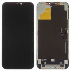 Дисплей для iPhone 12 Pro Max с рамкой черный OEM Б/У