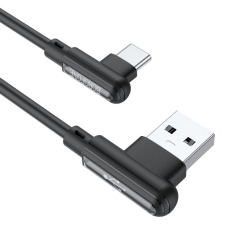 Кабель BOROFONE BX58 TYPE - C USB 8-pin 3A 1m (черный)