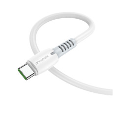 Кабель BOROFONE BX62 TYPE - C USB 1.0м 5A (белый)