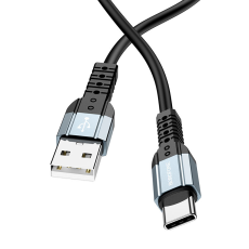 Дата кабель BOROFONE BX64 TYPE - C USB Silicone 3.0A 1м (черный)