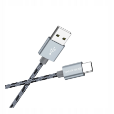 Кабель BOROFONE BX24 TYPE - C USB 1.0m 3A (серебро)