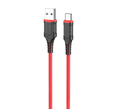 Кабель BOROFONE BX67 TYPE - C USB 3A 1m (красный)