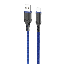 Кабель BOROFONE BX67 TYPE - C USB 3A 1m (синий)