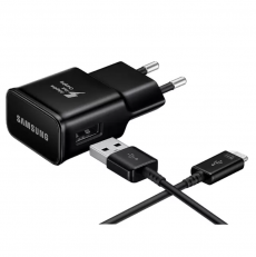 СЗУ Samsung Micro USB EP-TA20 9v 1.67A / 5v 2A (быстрая зарядка 25 W) (черный) (оригинал)
