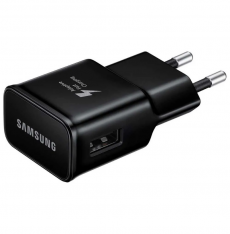 СЗУ Samsung EP-TA20EWE 5v - 2A / 9v - 1.67A (поддерживает быструю зарядку) (черный) copy