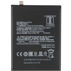 Аккумулятор для Xiaomi Mi 6X, Mi A2 (3100mAh) BN36 (OEM)