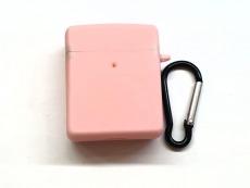 Чехол для AirPods 1/2 чемодан (розовый)