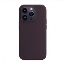 Чехол Apple iPhone 14 Pro MagSafe Silicone Case (закрытый низ) темно-фиолетовый