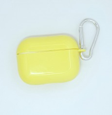 Чехол для AirPods Pro серия силикон плотный (желтый)