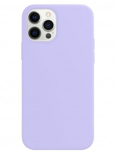 Чехол Apple iPhone 12 Mini MagSafe Silicone Case (закрытый низ) (фиолетовый)