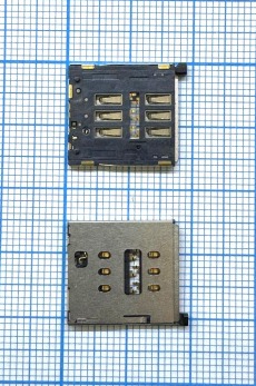 Коннектор сим карты (SIM) для Apple iPhone 6S