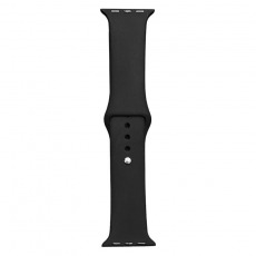 Ремешок силиконовый Watch Series 38mm/40mm/41mm (черный) №1