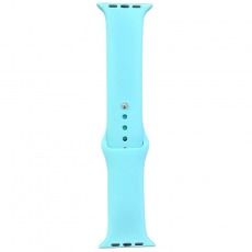 Ремешок силиконовый Watch Series 42mm/44mm (голубой) №15
