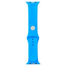Ремешок силиконовый для Apple Watch Series 42mm/44mm голубой N9