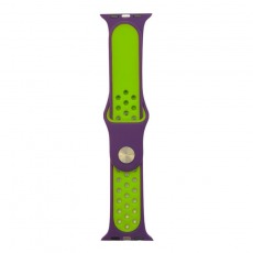 Ремешок силиконовый спорт для Apple Watch Series 38mm/40mm/41mm фиолетовый N15